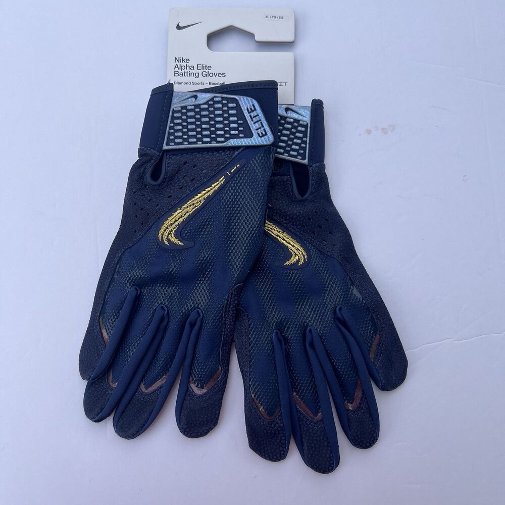 Nike Alpha Elite Batting Gloves “Jackie Robinson Day” Men’s XL HJ1853-456 — New